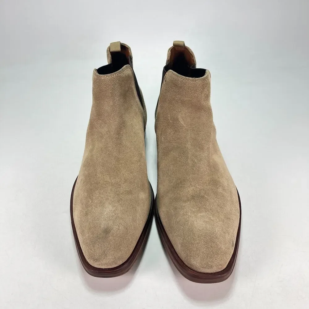 ALDO Gweracien Light Brown Slip-On Dress Shoes Chelsea Boots Men's Size 12